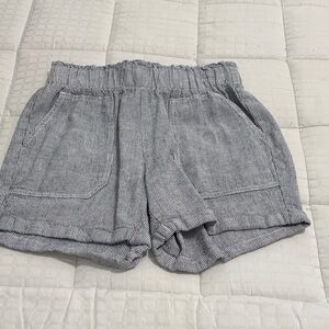 Open to offers! BriggsNew York High Waist Striped Gray Shorts
